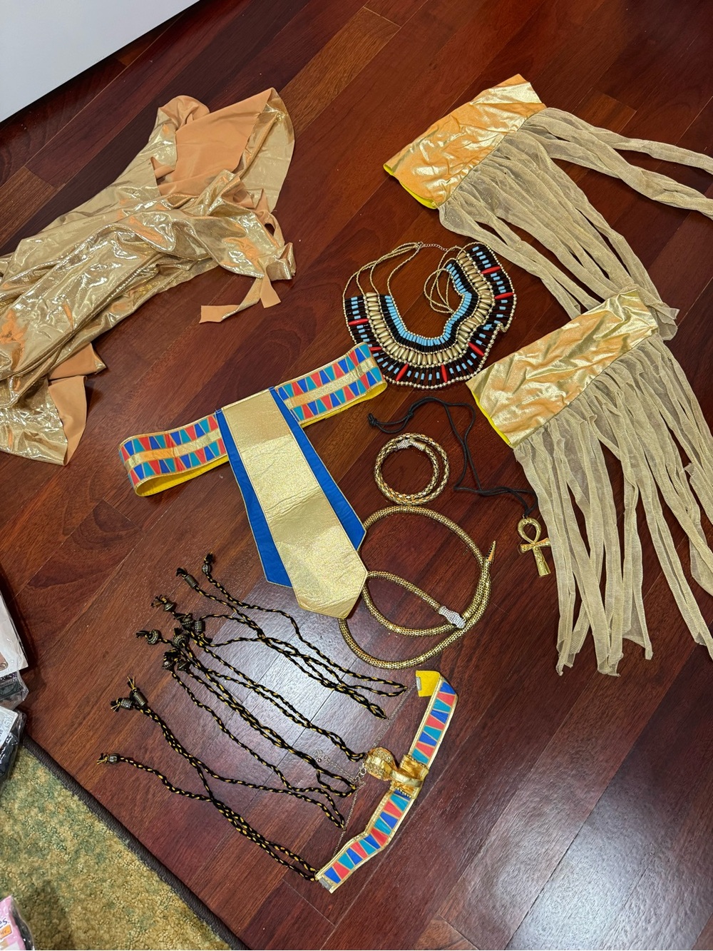 🎃Cleopatra Egyptian Goddess Halloween Costume Accessories.